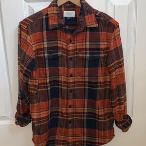 American Eagle XS mens plaid flannel shirt